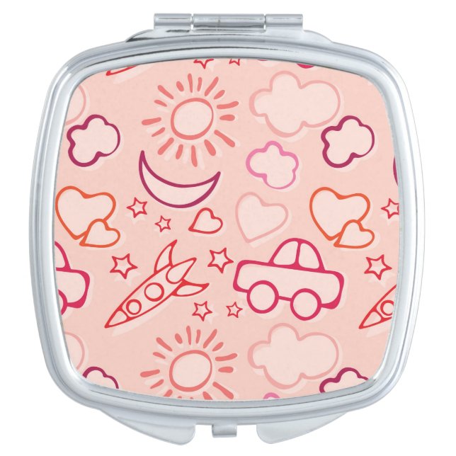 toy background mirror for makeup (Front)