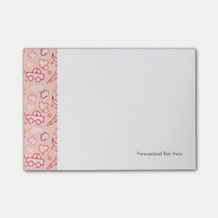 toy background post-it notes