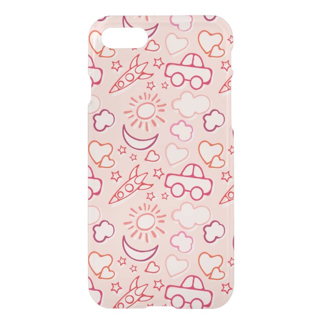 toy background uncommon iPhone case (Back)