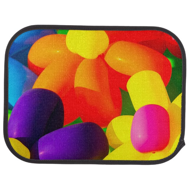 Toy Balloon Flowers Car Mat (Rear)