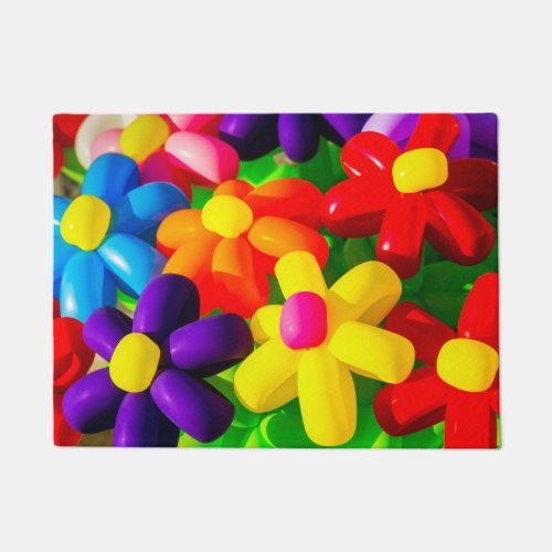 Toy Balloon Flowers Doormat