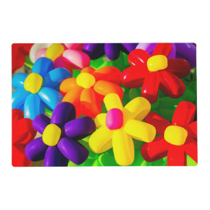 Toy Balloon Flowers Placemat