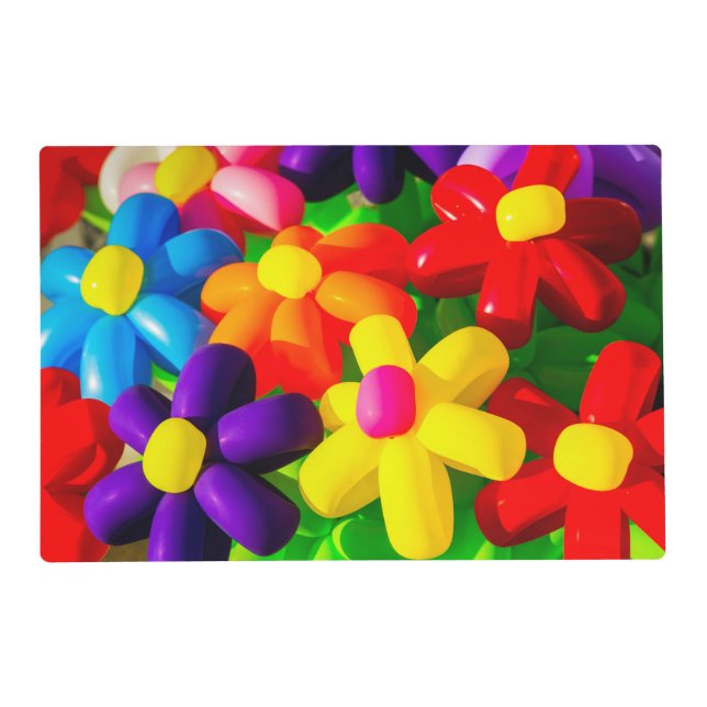 Toy Balloon Flowers Placemat (Front)