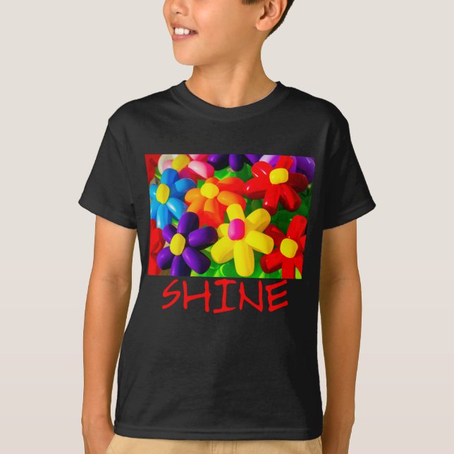 Toy Balloon Flowers T-Shirt (Front)