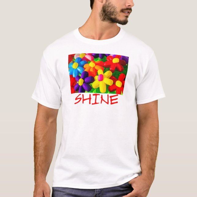 Toy Balloon Flowers T-Shirt (Front)