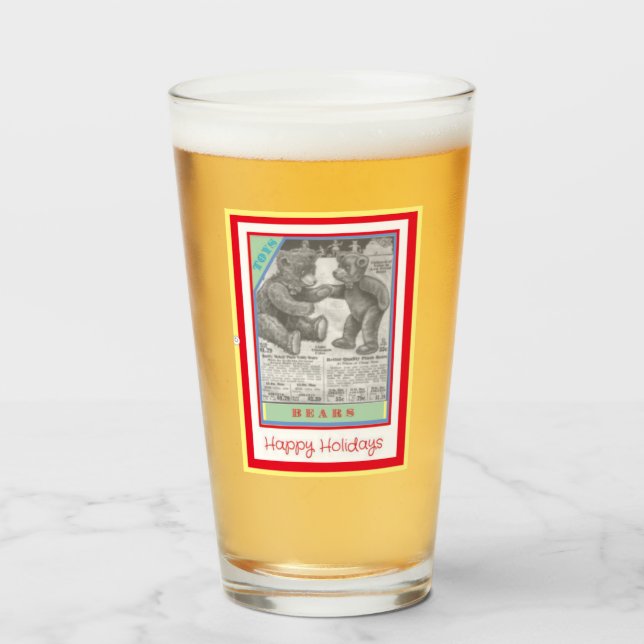 Toy Bears Glass (Front Filled)