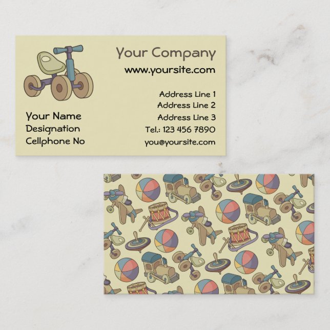 Toy Bike Business Card (Front/Back)