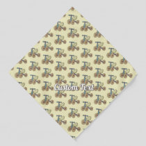 Toy Bike Pattern Bandana