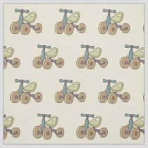 Toy Bike Pattern Fabric