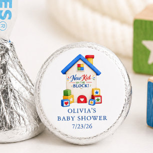 Toy Block Baby Shower Chocolate Kisses Hershey®'s Kisses®