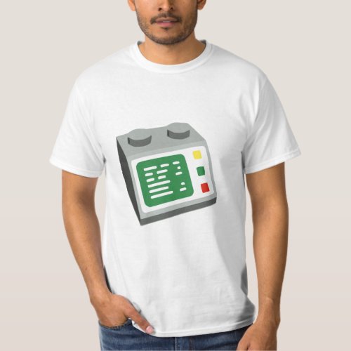 Toy Brick Computer Console  T_Shirt