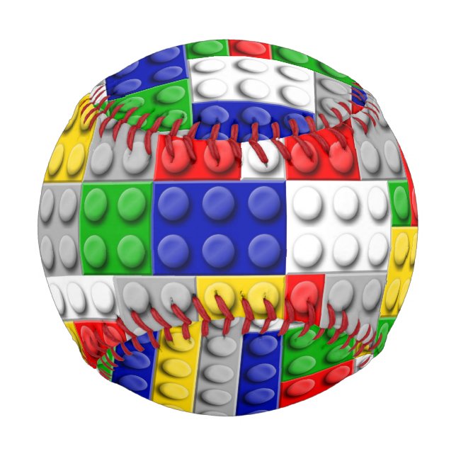Toy Building Block Brick Boys Kids Pattern Baseball (Front)