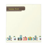 Toy Cameras Personalized Notepad
