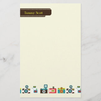 Toy Cameras Personalized Stationery