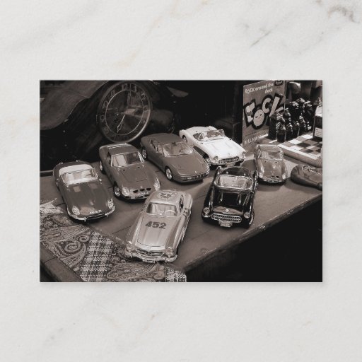 Customizable Toy Cars, Mini Photo Business Card