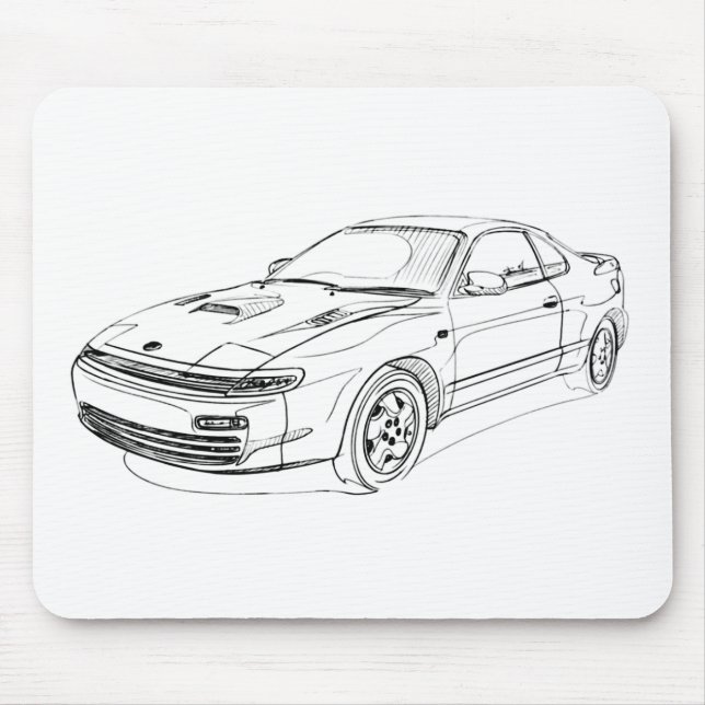 Toy Celica GT4 1990 Mouse Pad (Front)