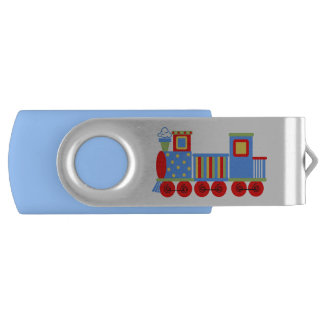 Toy Choo Choo Train Custom Swivel USB Drive