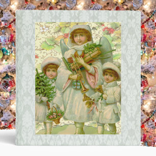 Toy Christmas Angel 3 Ring Binder
