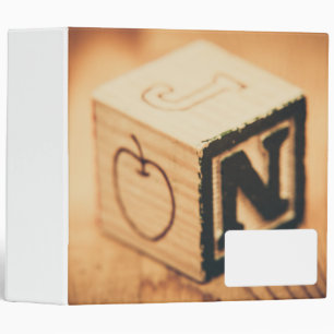 Toy cube... 3 ring binder