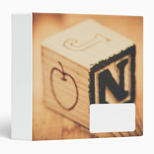 Toy cube... 3 ring binder