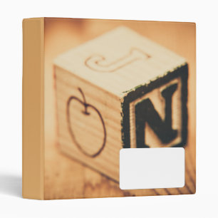 Toy cube... 3 ring binder