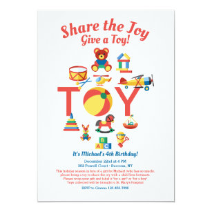 Toy Drive Invitation 5