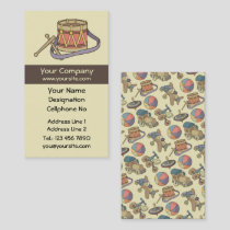 Toy Drum Business Card