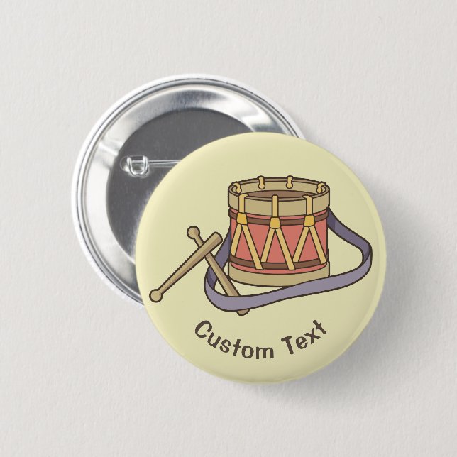 Toy Drum Button (Front & Back)