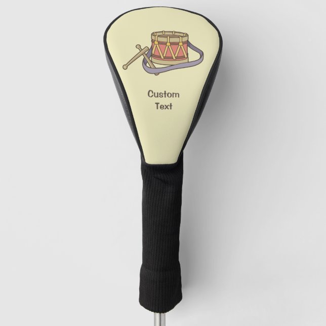 Toy Drum Golf Head Cover (Front)