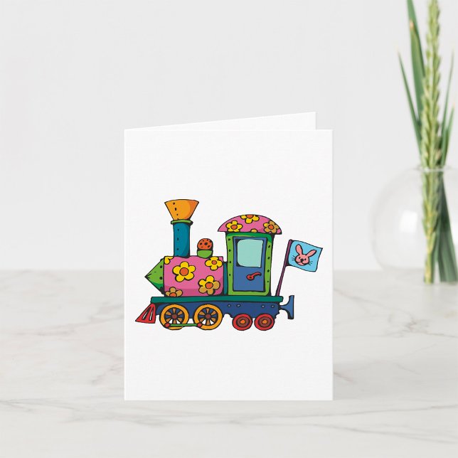 Toy Flower Train Card (Creator Uploaded)