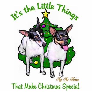 Toy Fox Terrier Christmas Gifts Ornament