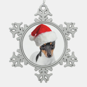 Toy Fox Terrier Christmas Ornament
