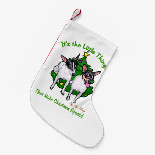 Toy Fox Terrier Christmas Small Christmas Stocking