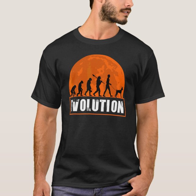 Toy Fox Terrier Dog Dad Human Evolution T-Shirt (Front)
