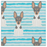 Toy Fox Terrier Fabric by the Yard