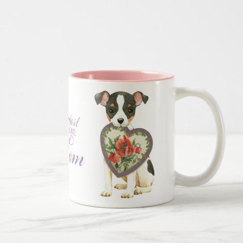 Toy Fox Terrier Heart Mom Two_Tone Coffee Mug