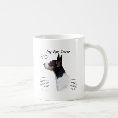 Toy Fox Terrier History Design Coffee Mug