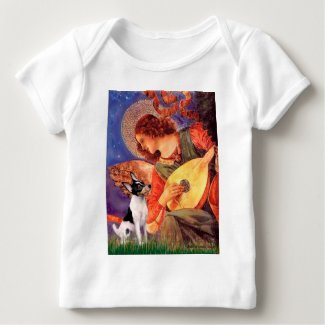 Toy Fox Terrier - Mandolin Angel Baby T-Shirt