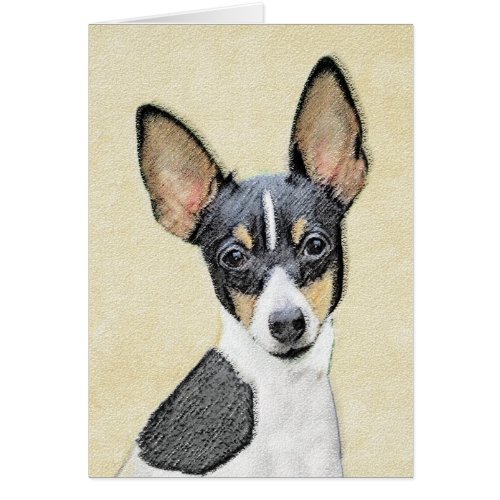Toy Fox Terrier Painting _ Cute Original Dog Art