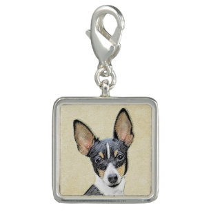 Toy Fox Terrier Painting - Cute Original Dog Art Charm