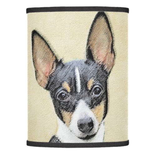 Toy Fox Terrier Painting _ Cute Original Dog Art Lamp Shade