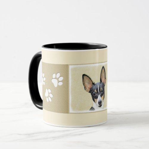 Toy Fox Terrier Painting _ Cute Original Dog Art Mug