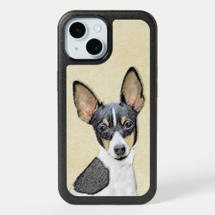 Toy Fox Terrier Painting - Cute Original Dog Art O iPhone 15 Case