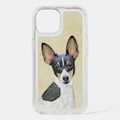 Toy Fox Terrier Painting _ Cute Original Dog Art iPhone 15 Case