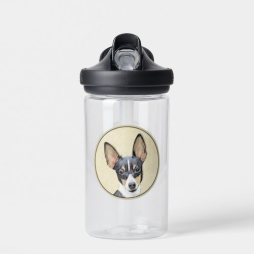 Toy Fox Terrier Painting _ Cute Original Dog Art Water Bottle