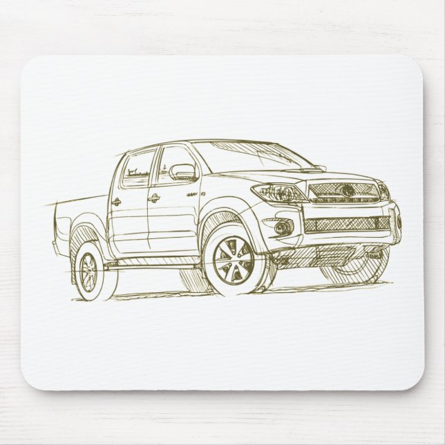 Toy Hilux 2009 Mouse Pad (Front)