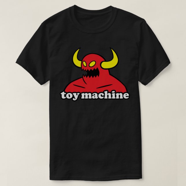 Toy Machine Logo Sticker T-Shirt (Design Front)