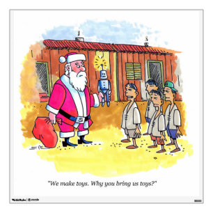 Toy Makers square wall decal