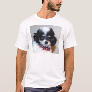 Toy Parti Poodle Puppy face T-Shirt