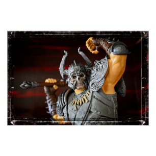 Toy photography Barbarian Wall Art Poster